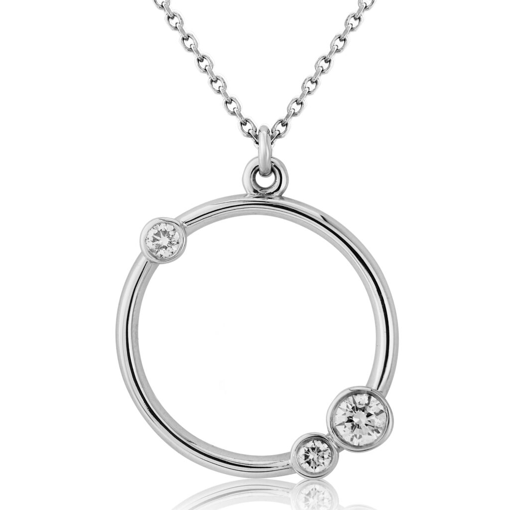 Eclipse Diamond Jewellery collection - pendant, necklace