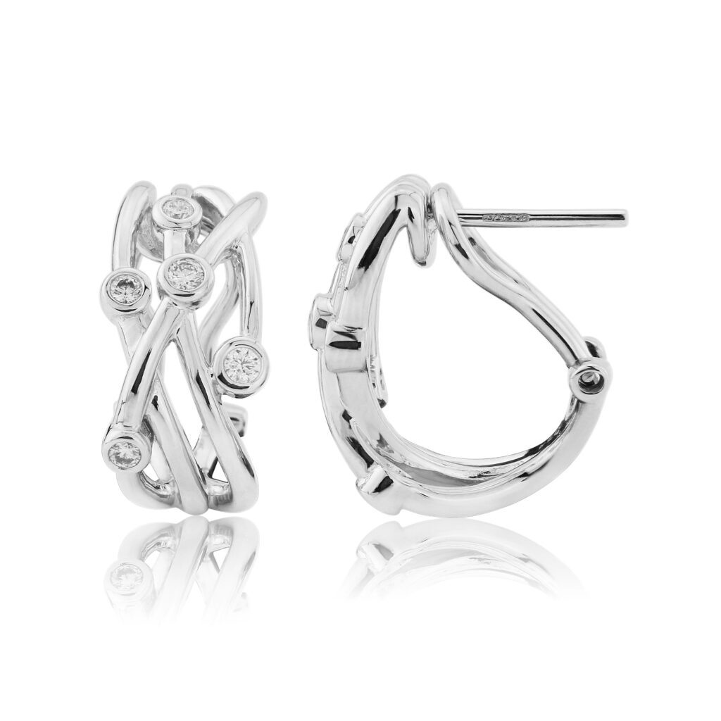 Diffusion Diamond Dress XO earrings