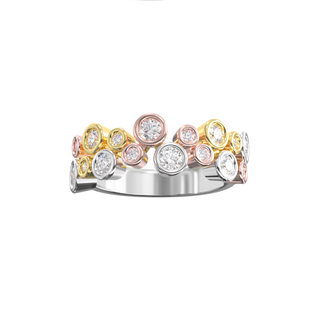 Droplet Diamond Ring 7 Droplet Diamond Ring - Image 7
