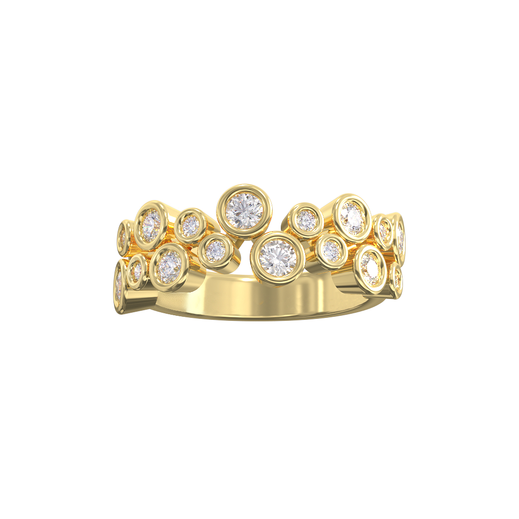 Droplet Diamond Ring 4 Droplet Diamond Ring - Image 4