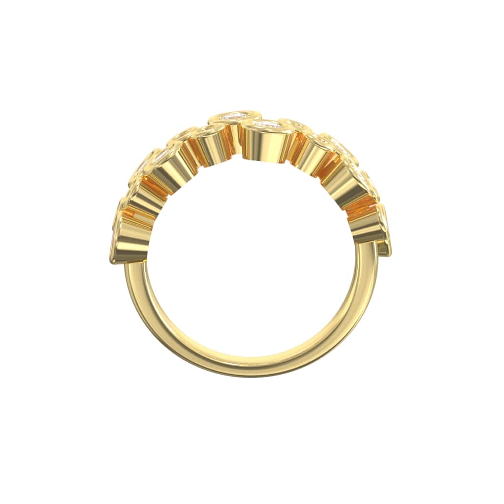 Droplet Diamond Ring 5 Droplet Diamond Ring - Image 5