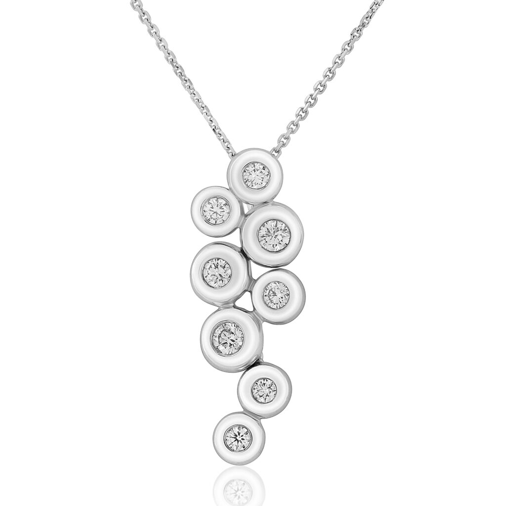 Diamond Bubbles Droplet pendant