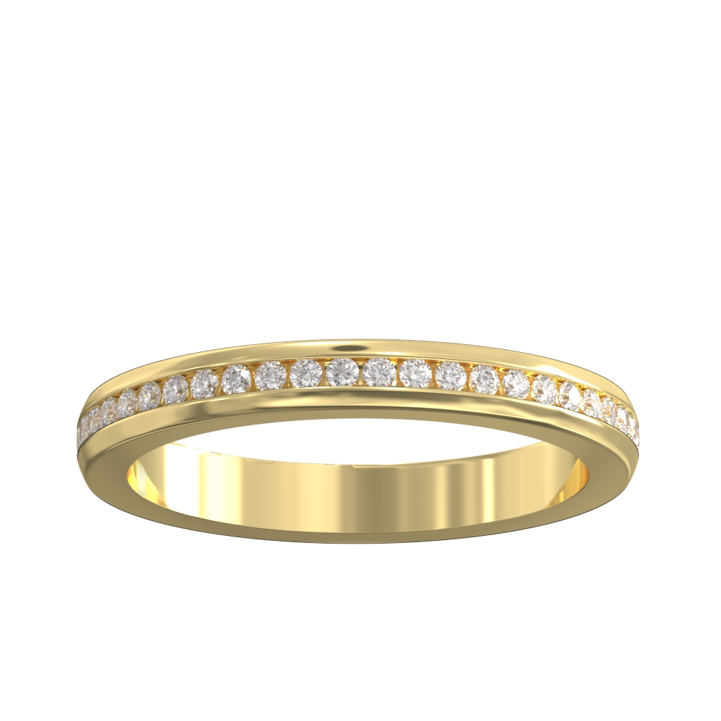 Channel Set Diamond Full Wedding/Eternity Ring 0.30ct