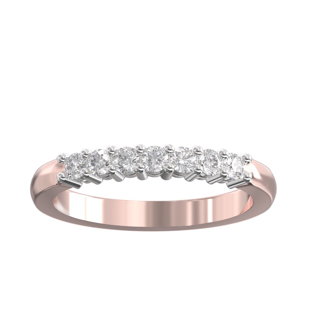 Claw Set Diamond Half Eternity Ring 0.33ct 2 Claw Set Diamond Half Eternity Ring 0.33ct - Image 2
