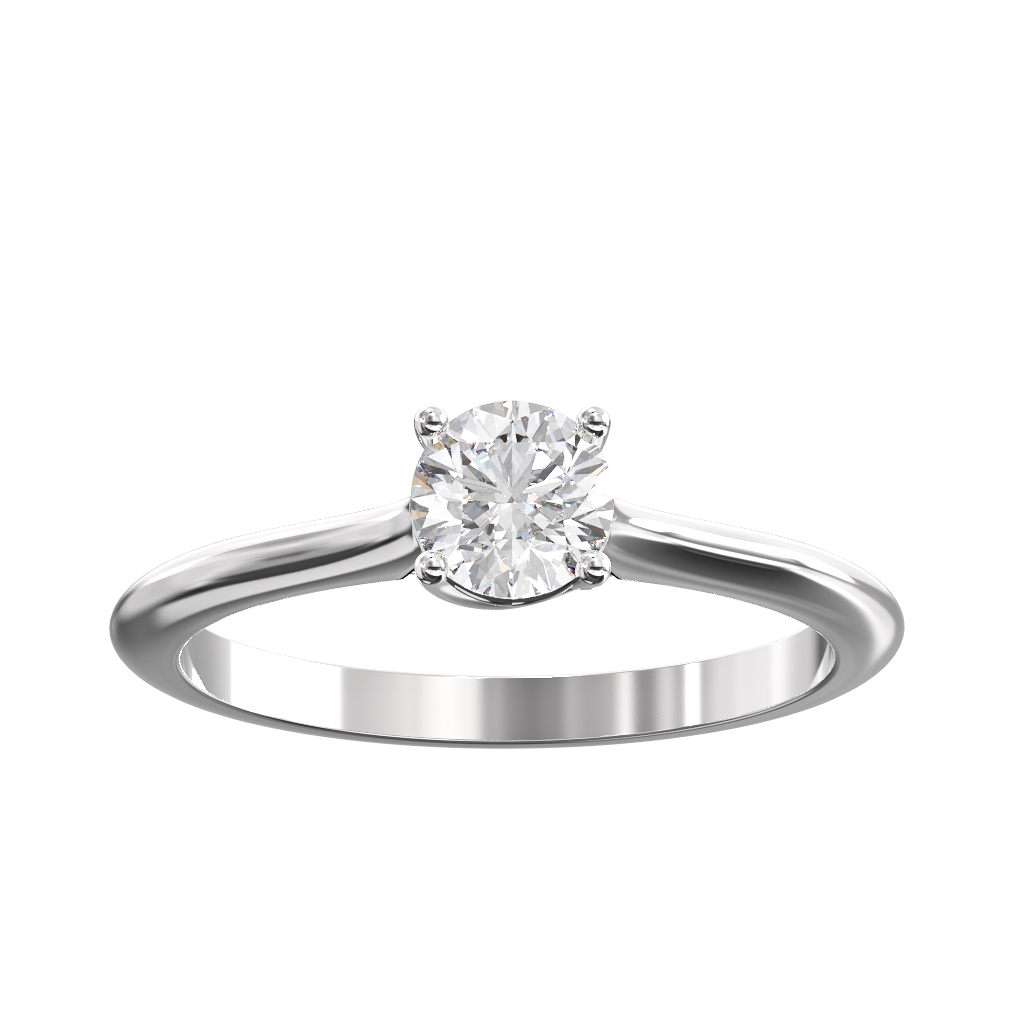 Round Brilliant Cut Diamond Solitaire 3 Round Brilliant Cut Diamond Solitaire - Image 3