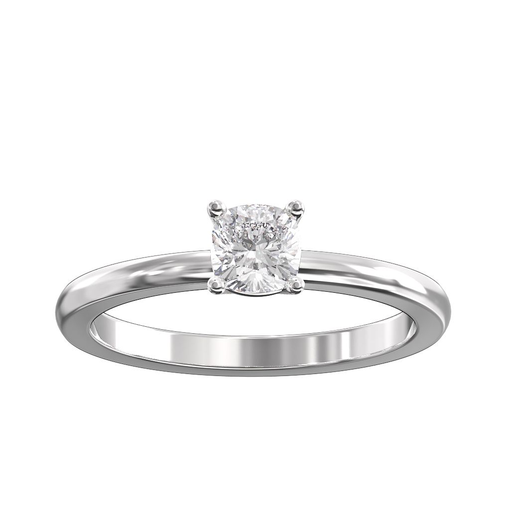 Classic Cushion Diamond Solitaire 3 Classic Cushion Diamond Solitaire - Image 3