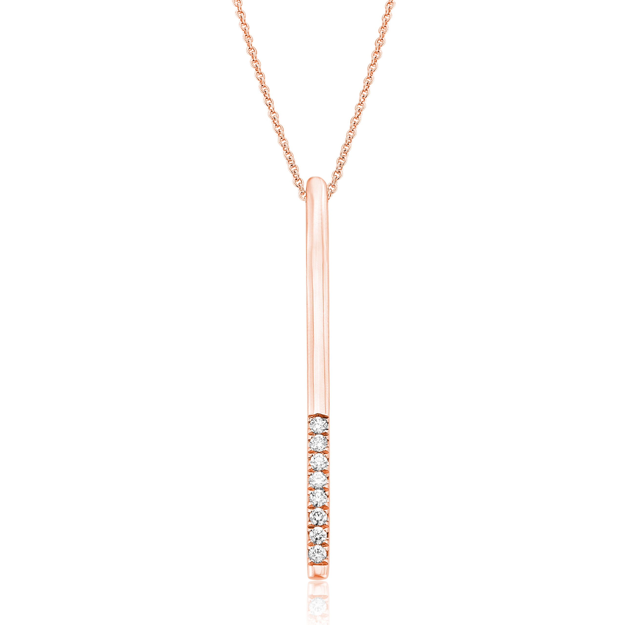 Infinity 'Infin8' Diamond Pendant 3 Infinity Diamond stick drop pendant, necklace