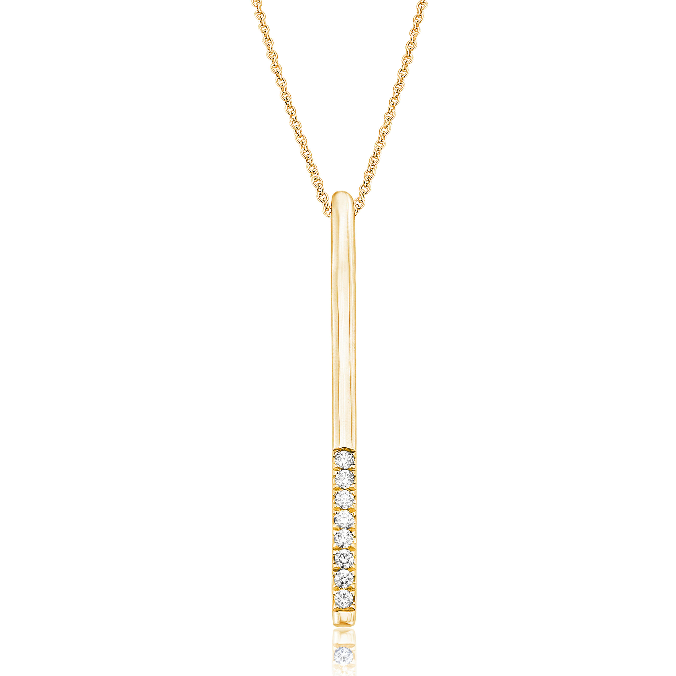 Infinity 'Infin8' Diamond Pendant 2 Infinity Diamond stick drop pendant, necklace
